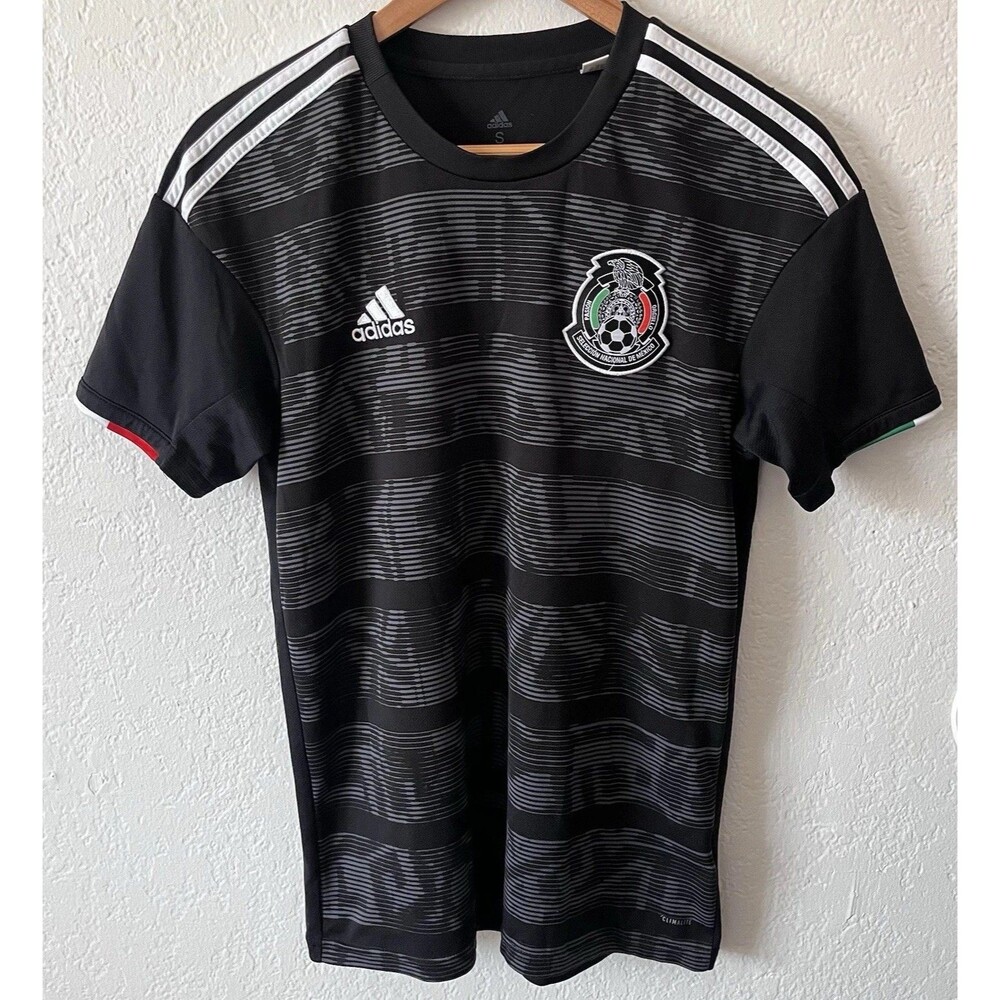 Authentic Mexico Team 2019 Home Adidas Rare  Black Football Soccer Jersey Kit